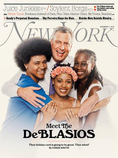 new york magazine / meet the de blasios / photograph by christopher anderson