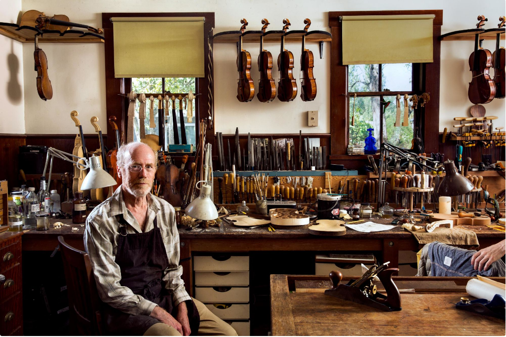 David Gusset, Violin Master California Sunday Magazine Photograph by Holly Andres