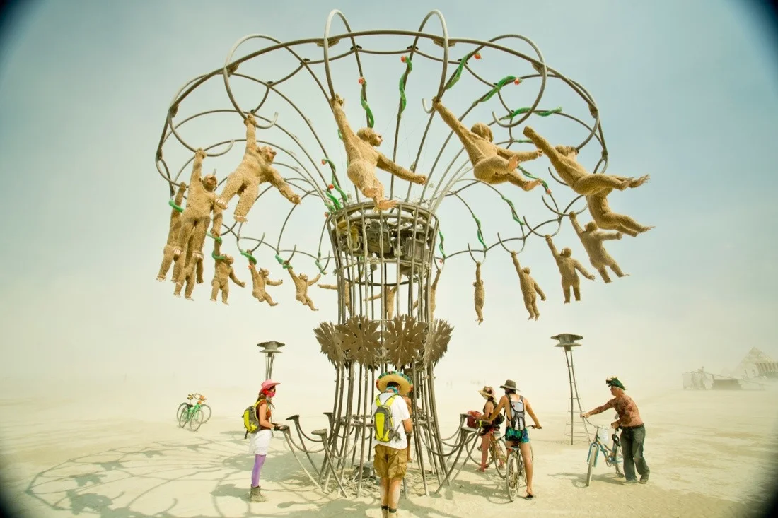 burning man 2013 246; swinging monkey zoetrope peter hudson logic puzzle.jpg