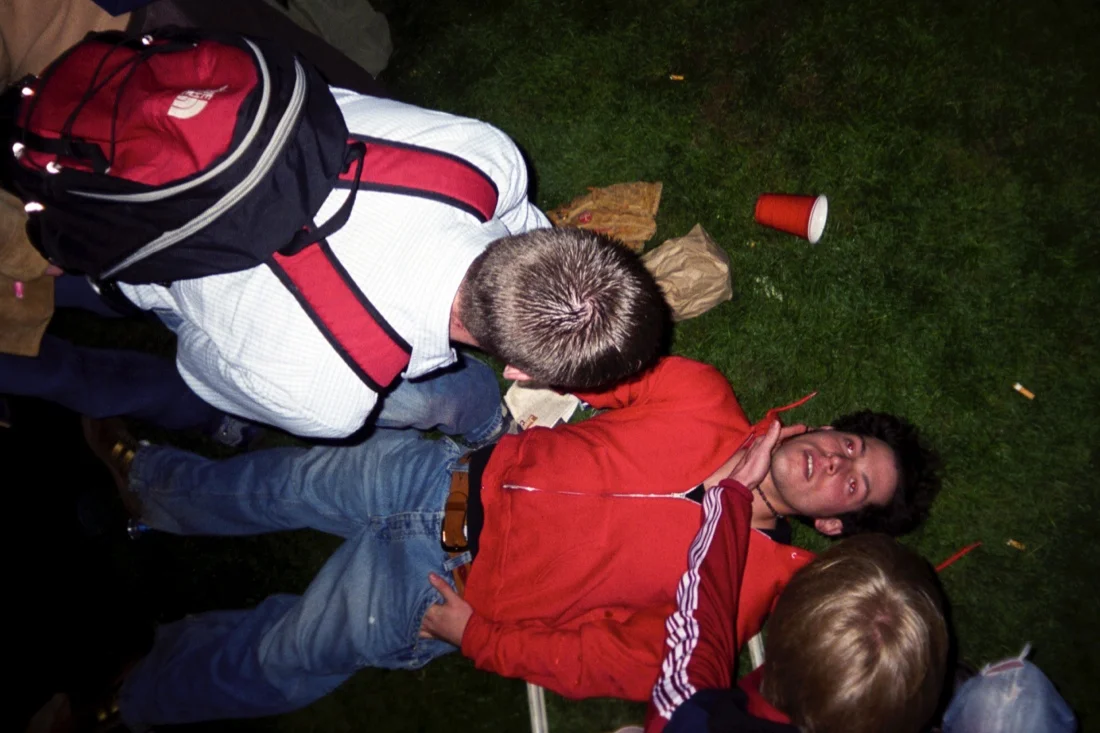 nuclear family blestenation show vassar 24; guy passed out.jpg