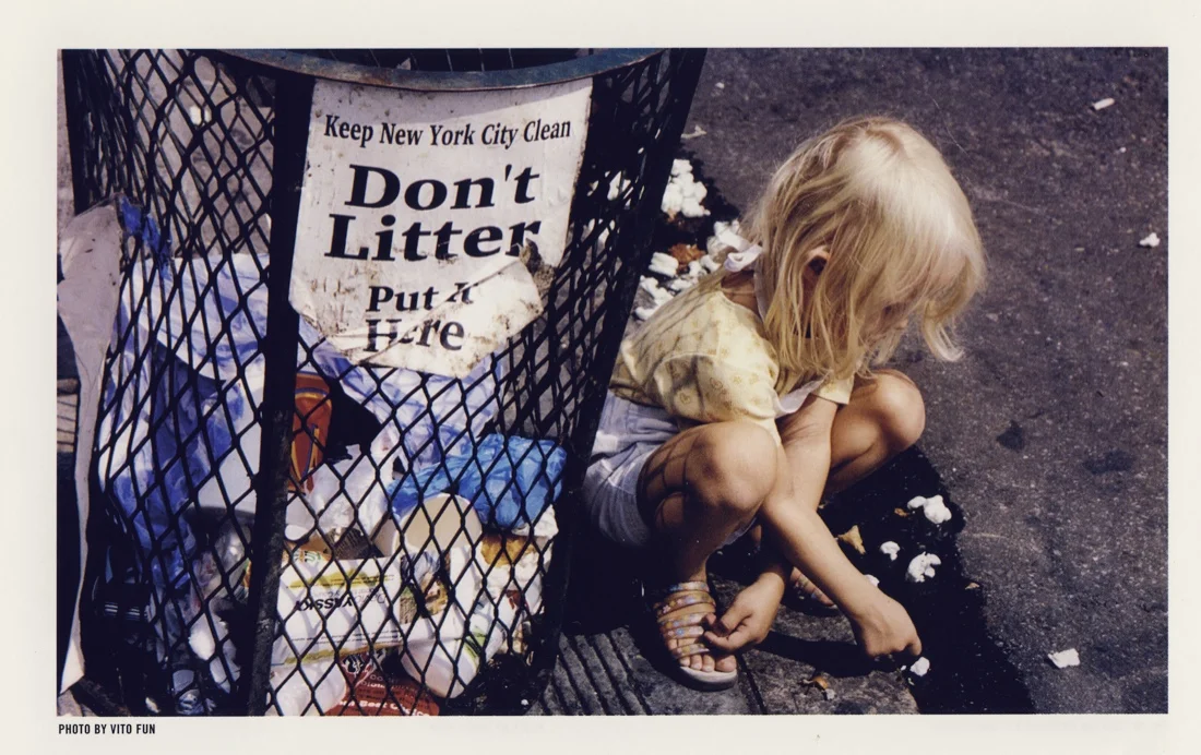 Girl By Trash