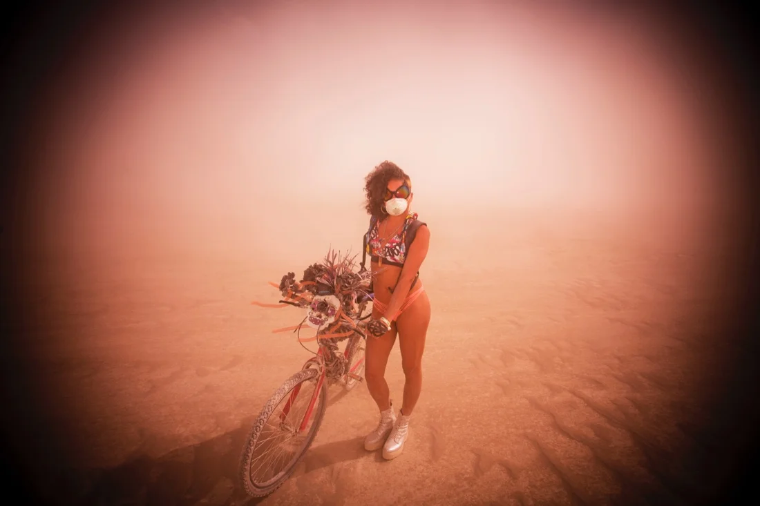 Burning Man 2015 108; Playa Dust Storm Sophia Bike.jpg