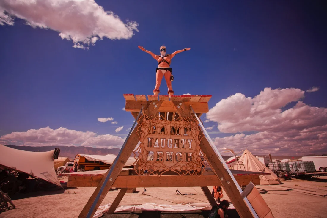 Burning Man 2015 195; Chrissie Gian Picnic Table.jpg
