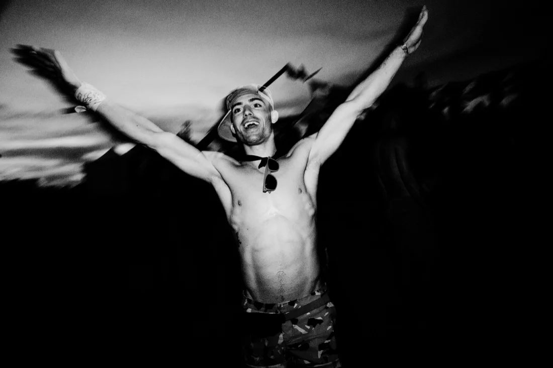 Fire Island Pines Spray Party Weekend 2017 201; Brandon Black & White.jpg