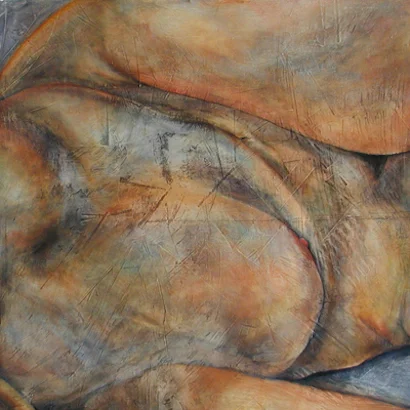 "Bodyscape'' (oil on plaster), by BETSYANN DUVAL