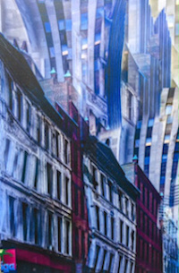"Unquiet City XXA'' in the "Boston Through the Eyes of Robert Hesse Collection''