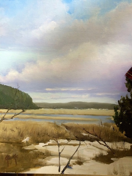"Snowy Beach,'' by PAUL GEORGE (Copy)