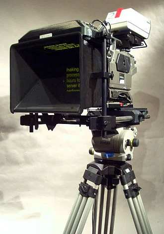 Teleprompter.
