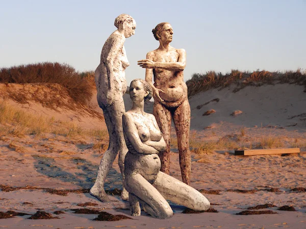 "Group at Sunset'' (giclee print), by Penelope Jencks, in her group show with Peter Watts and Selina Trieff at the Berta Walker Gallery, Wellfleet, Mass., through Sept. 19.