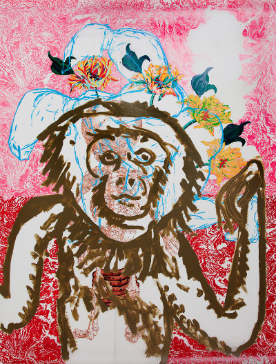 "Heart First'' (Dartmouth) (oil on mylar), in the show "In Our Own Words: Native Impression 2015-2016,'' at Cade Tompkins Projects, Providence, Sept. 10-Nov. 5. It's a collaboration with Lucy Ganje chronicling the lives of native Americans in the Tribal Nations of North Dakota. These are works that Mr. Heyman created during an artist residency at Dartmouth College (which was created in the 1760s with the aim of educating Native American as well as "English youth.'')