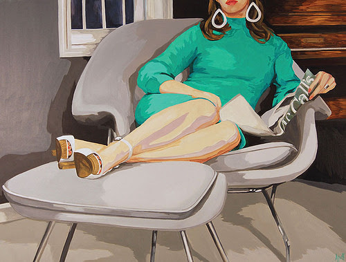 "It Was Getting Late,'' by Leslie Graff, in her show "Housed,'' at the Conant Gallery in Lawrence Academy, Groton, Mass., through Dec. 18.