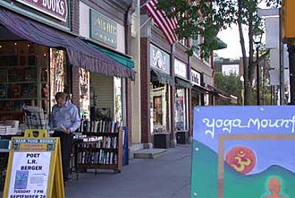 Shops in downtown Montpelier.