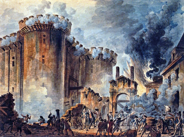 Storming the Bastille.