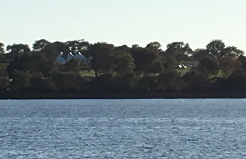 The Eliasons' house across from Sakonnet Vineyard.