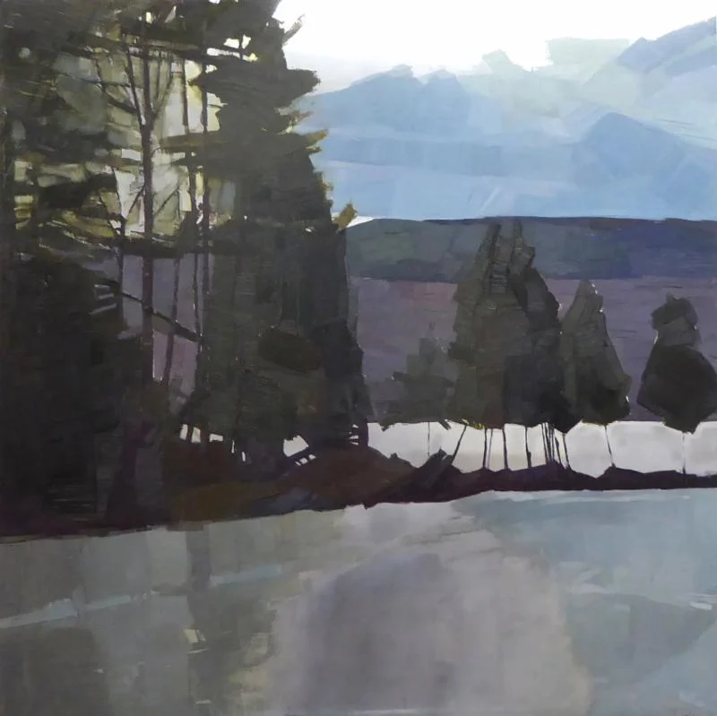 "Iced'' (oil on aluminum panel), by Sue Charles, at Alpers Fine Art, Andover, Mass. 