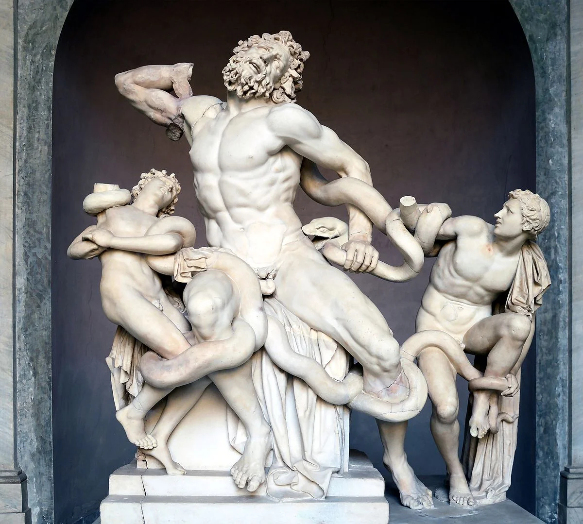 ''Laocoon and His Sons,'' believed to have been created for a wealthy Roman between 27 B.C. and 68 A.D. It's now at the Vatican Museums.