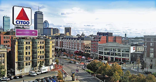 Kenmore Square, with the world's most-famous &nbsp;Citgo sign.