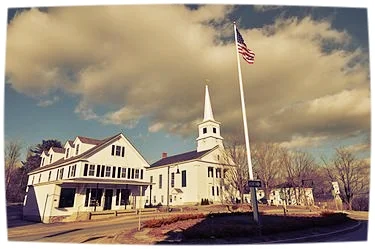 Not bustling midtown Dublin, N.H., in early spring (we think).
