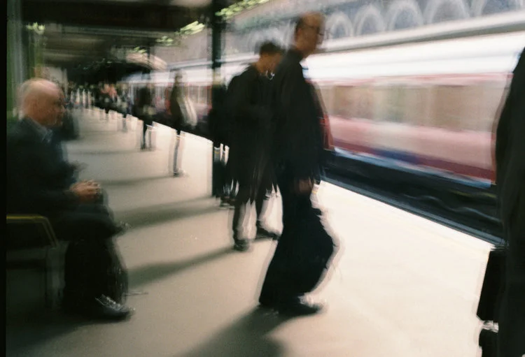 An image from Philip K. Howard's "Peripheral Visions'' photos, which he has taken over the years, especially in cities. This goes along with his public-policy expertise in America's infrastructure, especially regarding transportation. He says: "These images frame the repetitive patterns of daily landscapes that we feel but rarely consciously observe. Shot on 35mm film at slow shutter speeds to convey how most of us experience these moments, they are impressionistic, with large prints taking on a pointillistic quality.'' Mr. Howard's photos can been seen at philipkingphoto.com.