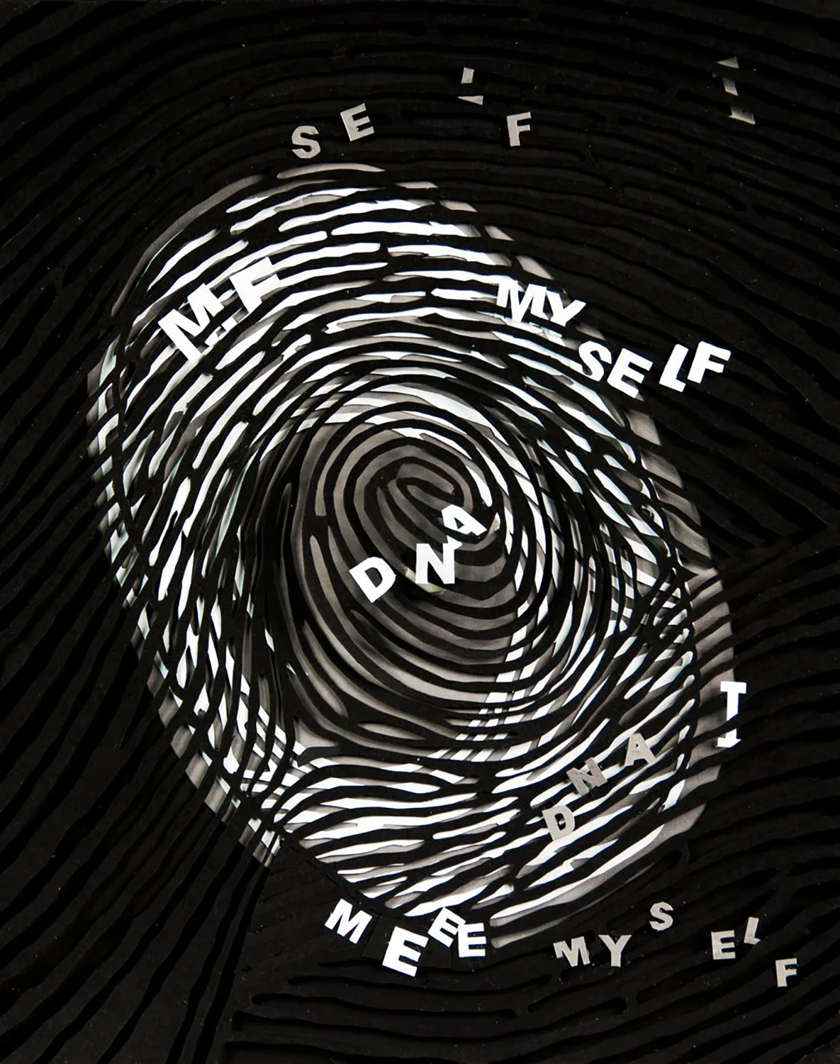 "Identity'' (digital image), by Jane Paulson, in the show "White/Black/Monochrome,'' at the South Shore Art Center, Cohasset, Mass., April 17-May 28. The gallery says the show is a "dynamic study of contrasts, featuring visually arresting photograph…