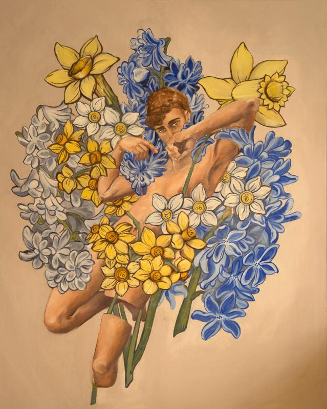 ''Eligma Narcissus,'' by Allison Thiel, in the "Senior Concentration Seminar Exhibition 2017,'' at the Cantor Art Gallery, College of the Holy Cross, Worcester, April 27-May 26.