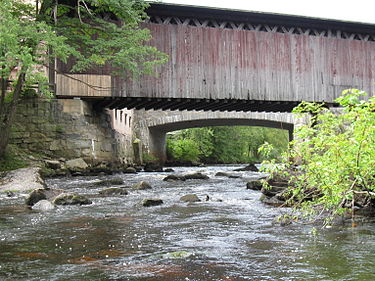 The Contoocook River flows through a village of the same name in Hopkinton, N.H.