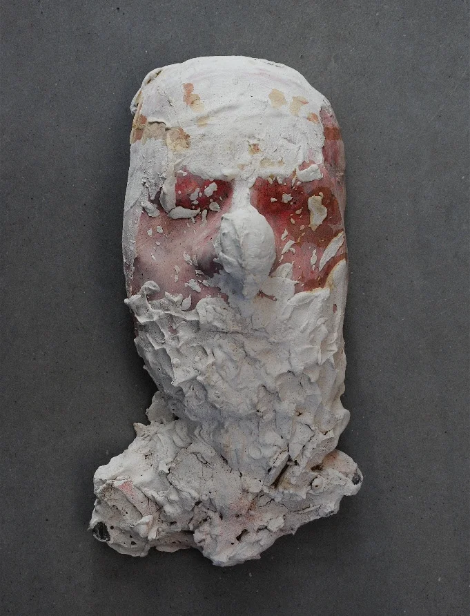 "Untitled''(mixed media), by Neal Beckerman,in his show through July 29 at Corey Daniels Gallery, Wells, Maine.