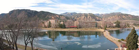 The Broadmoor Hotel and Resort, in Colorado Springs, a favorite meeting place for the very rich.