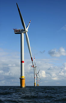 Rare earths are used in the manufacturing of wind turbines.