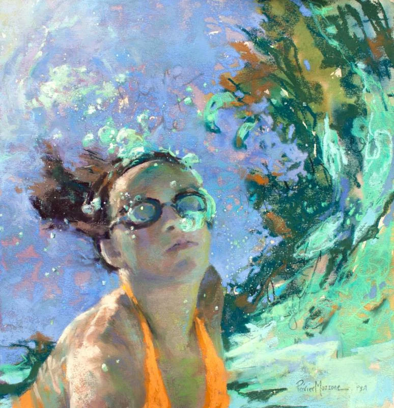 "Insight'' (pastel), by Michele Poirier-Mozzone, in the show "A Summer Collection,'' at the Cultural Center of Cape Cod, South Yarmouth, Mass., through Aug. 27.