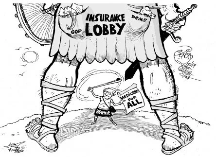 David and Goliath indeed