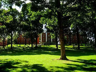 The Main Quad at Amherst College, Amherst, Mass.