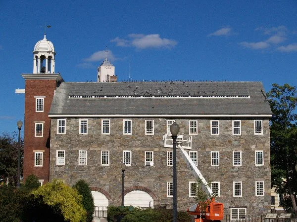 The Wilkinson Mill, one of&nbsp; the beautiful old factory buildings in Pawtucket.