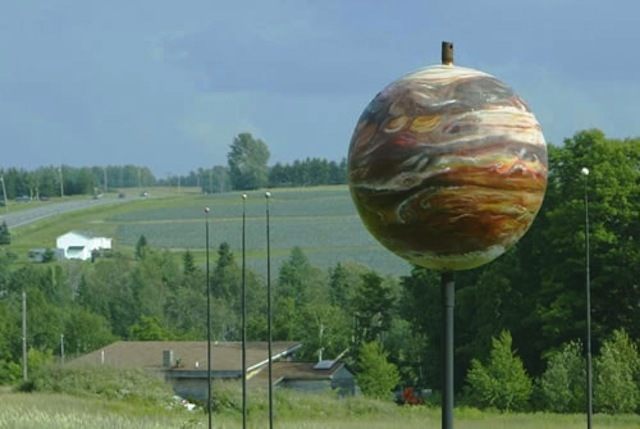 Jupiter, part of the Maine Solar System Model.