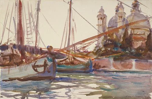 &nbsp;"Santa Maria Della Salute, Venice,"&nbsp; &nbsp;(1903-1907,&nbsp;watercolor on paper), by John Singer Sargent, in the show "Henry James and American Painting,'' at the Isabella Stewart Gardner Museum, Boston, through Jan. 21.The museum (sadly …