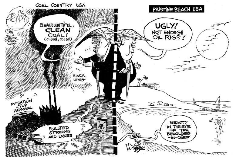 Fossil-fuel beholder-in-chief