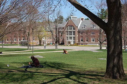 Congreve Hall at the University of New Hampshire's main campus, in Durham.