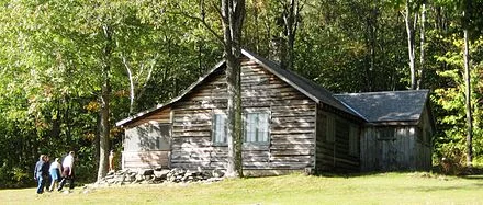 Robert Frost's writing cabin in Ripton, Vt.