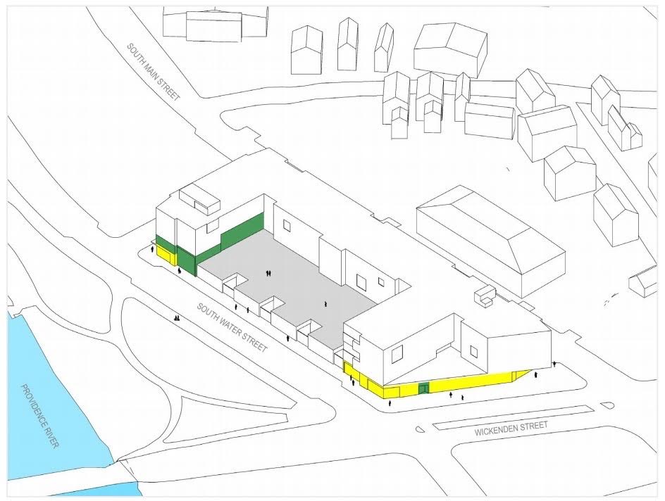 Schematic of Post Road Residential.