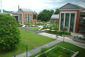 Main quad of the flagship campus, in Storrs, of the University of Connecticut.