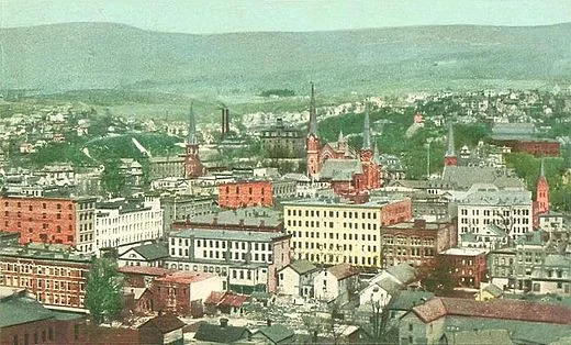 North Adams in 1905, during its industrial heyday.