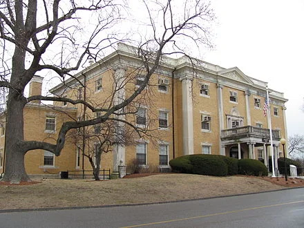 The administration building at McLean Hospital, in Belmont, Mass. It's New England's most famous mental hospital.