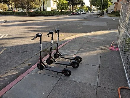 Bird electric scooters, being used in Providence and other cities.