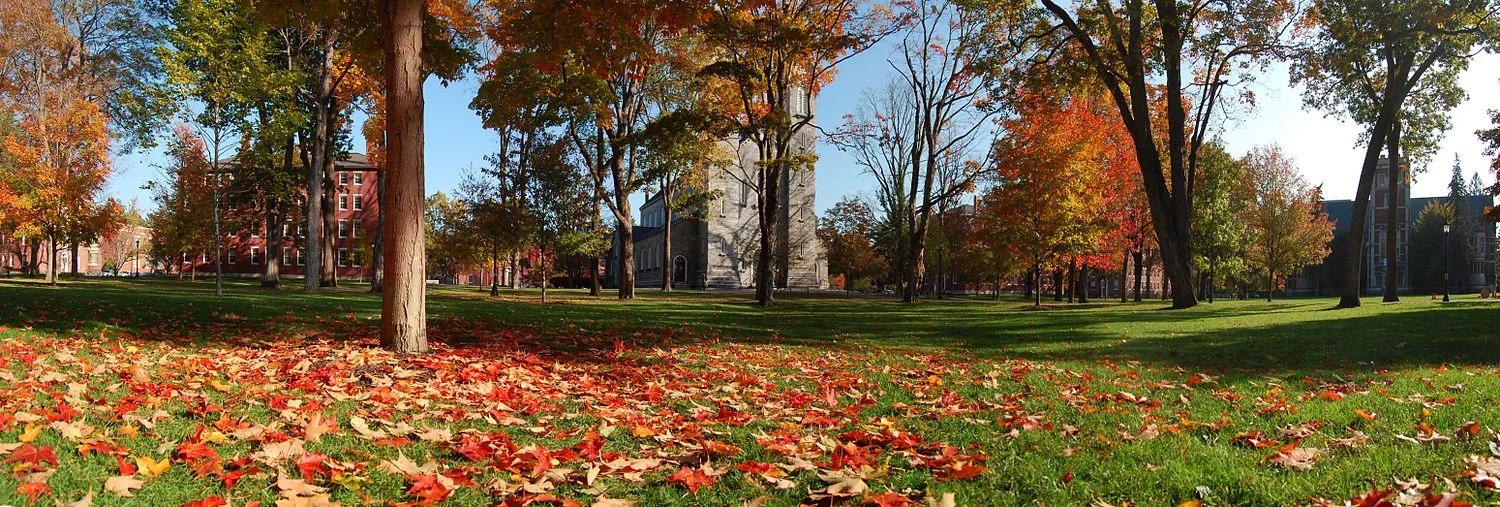 The Main Quad at Bowdoin.