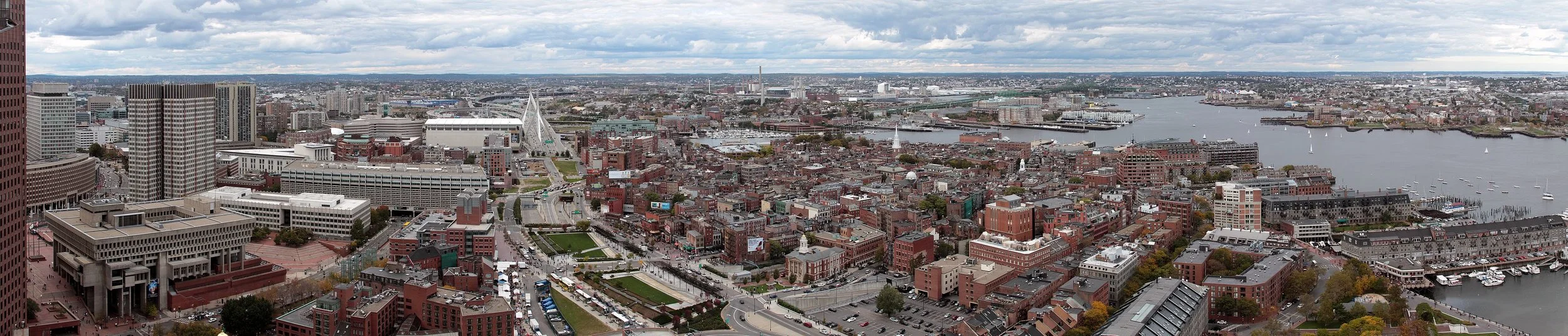 View toward the waterfront of Boston, considered the second “smartest’’ city in America, after New York.