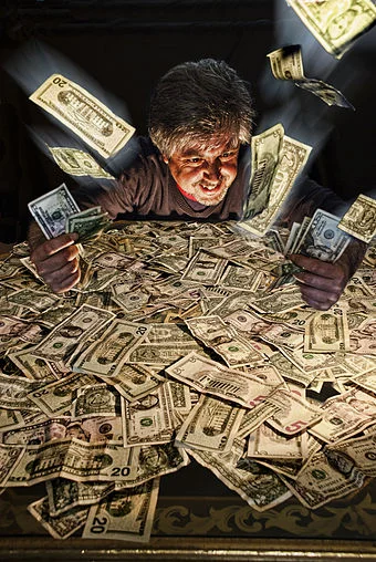 “Avarice,’’ by Jesus Solana.