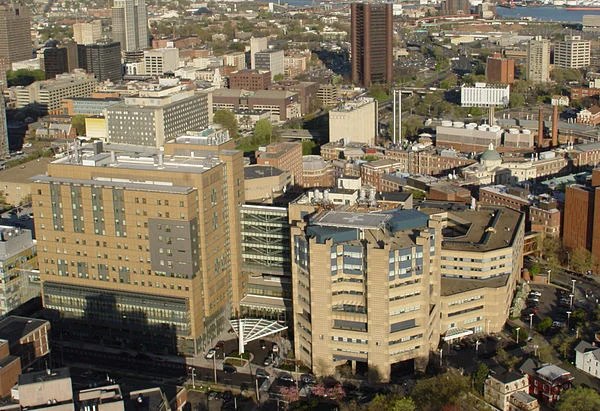 Yale New Haven Hospital, the main clinical teaching facility of the Yale Medical School.