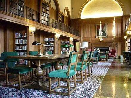 Tower Room in the Baker Memorial Library at Dartmouth College.