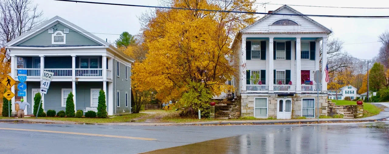 Proper buildings in West Stockbridge, Mass., in the Berkshires.— Photo by William Morgan