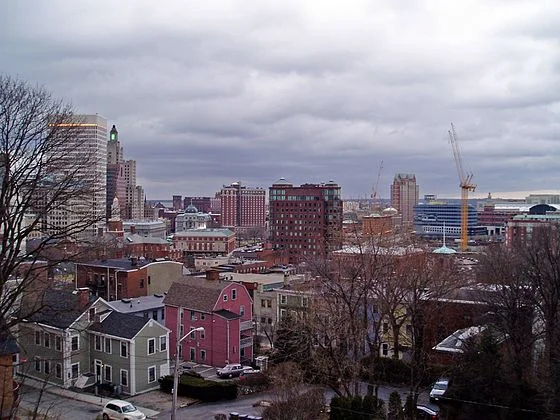 View of Providence from College Hill.